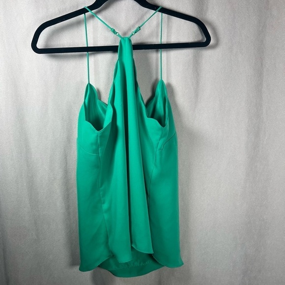 J.Crew Scalloped Lightweight Pullover Racerback Camisole Tank - Size 6 in Green - Picture 6 of 8